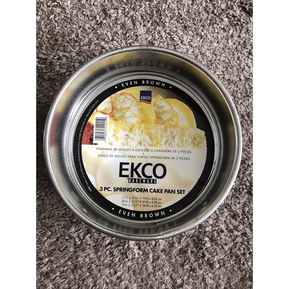 Vintage EKCO Springform Cake Pan 7.5" Bakeware USA New Old Stock 2000